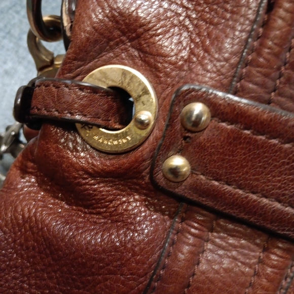 B MAKOWSKY Luxury Designer Brown Soft Leather Large Shoulder Bag - Picture 4 of 7